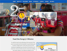 Tablet Screenshot of feedthehungryphil.org